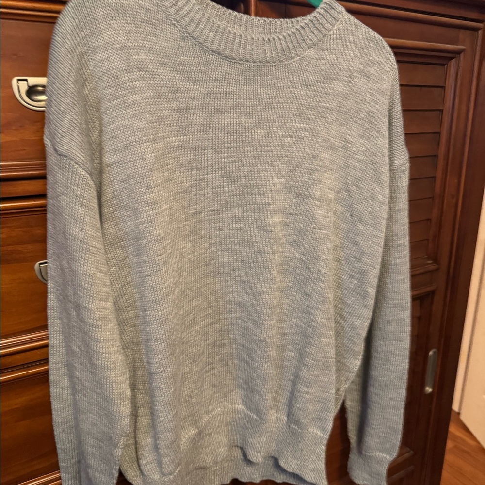 SHEIN Women's Gray Crewneck Sweater
